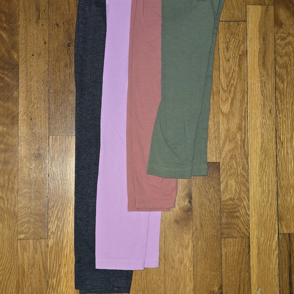 Old Navy Kids Leggings in Black, Pink, and Green